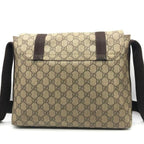 Gucci GG Supreme Web Canvas Sherry Messenger Bag Monogram Flap Tote — view 7