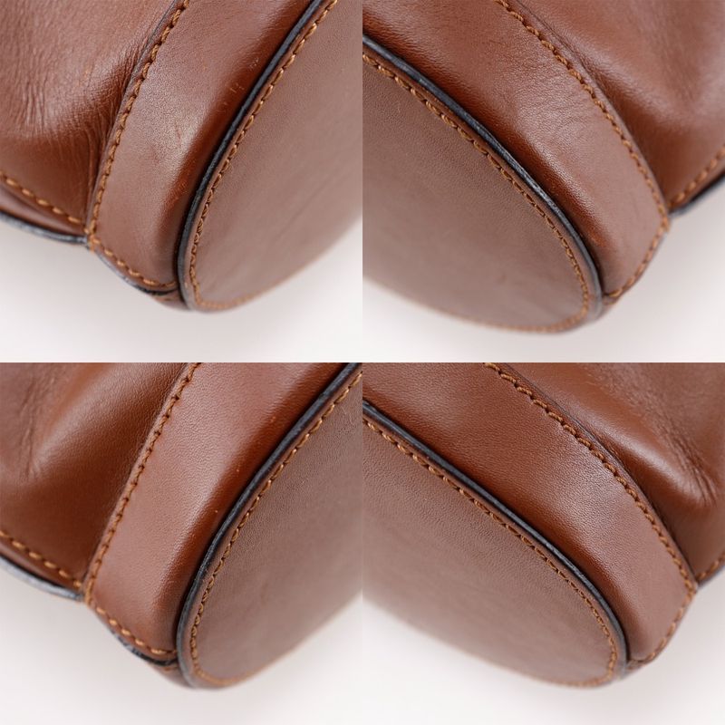 Celine Vintage Calf Brown Tote Bag — view 4