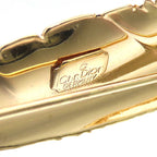 Christian Dior Brooch Metal Gold Feather Motif Plated Accessories — view 4