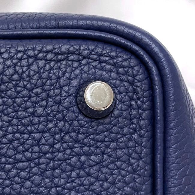 Hermes Handbag Picotin Lock PM Navy Blue Nuit — view 9