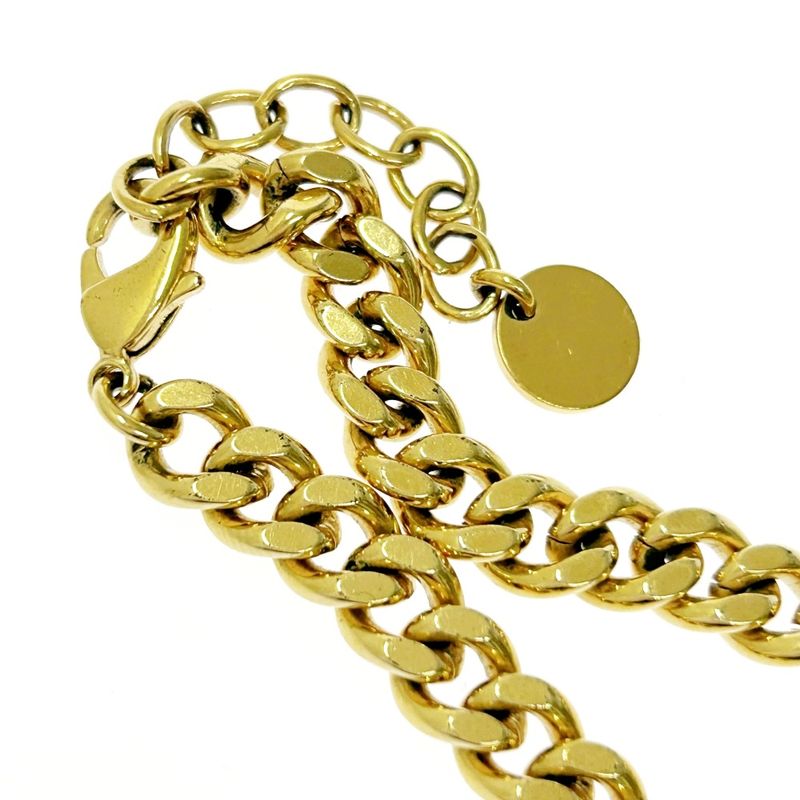 Christian Dior GP Rhinestone Evolution Logo Bracelet Gold — view 7