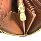 Louis Vuitton Monogram Round Zipper Zippy Wallet Long — view 5