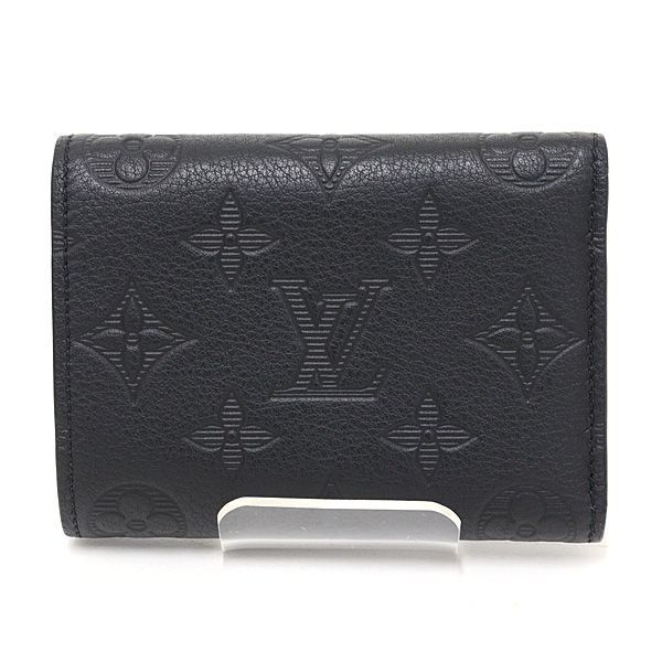 Louis Vuitton Victor Wallet Monogram Shadow Leather Black Trifold — view 2