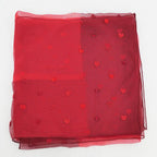 Hermes Grand Manage Bandana Love Carre 65 Silk Muslin Embroidery Beads — view 4