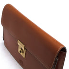 Loewe Bag Second Clutch Men Leather Brown Shredded — view 5