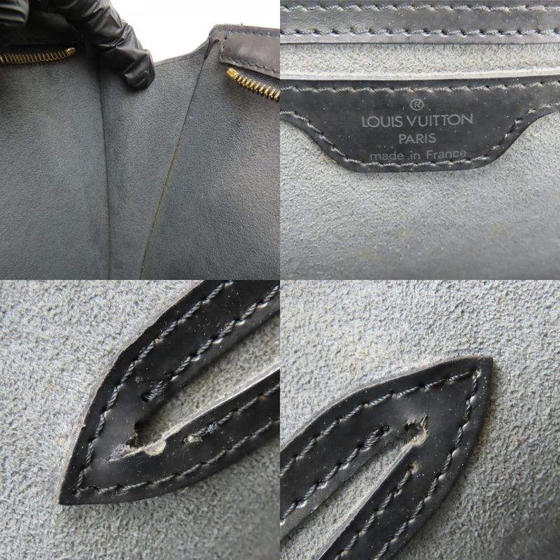 Louis Vuitton Tote Bag Saint Jacques PM Epi Leather Noir Black — view 8