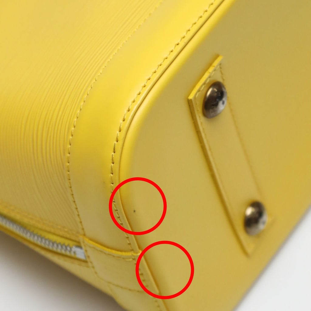 Louis Vuitton Epi Handbag Alma Citron — view 8