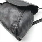Chanel Jumbo CC Logo Mark Backpack Lambskin Black — view 5
