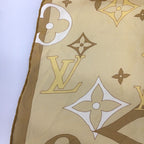 Louis Vuitton Scarf Monogram Pattern Beige — view 3