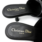 Christian Dior Size 24.5 Black Sandals — view 7