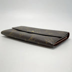 Louis Vuitton Monogram Pochette Porte Monnaie Credit Long Wallet — view 3
