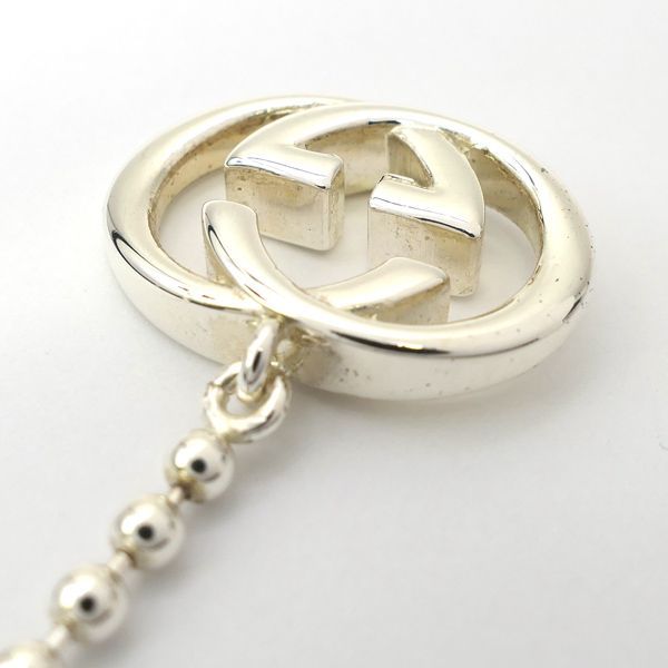 Gucci Interlocking G Necklace Silver AG 925 Ball Chain Double — view 7