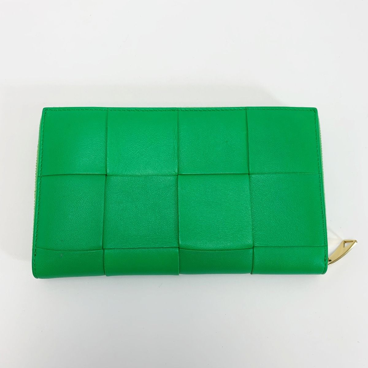 Bottega Veneta Maxi Intrecciato Lamb Leather Paraquito Round — view 3