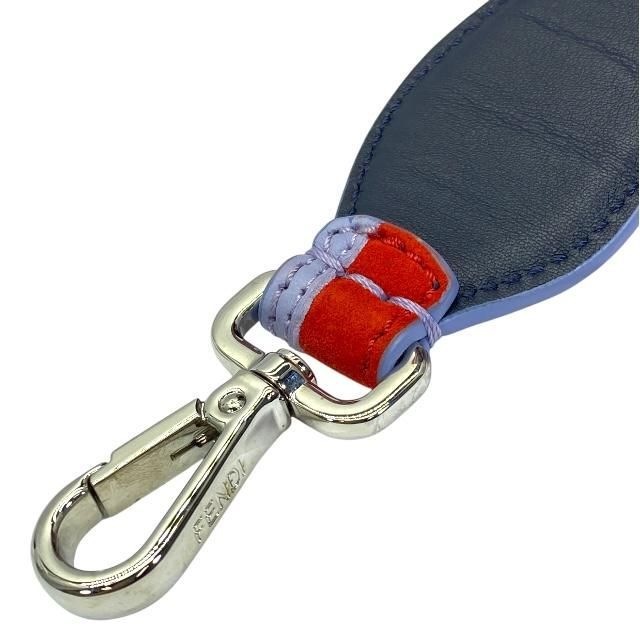 Fendi Strap You Long Shoulder Accessories For Bags Wave Suede Leather Red — view 8