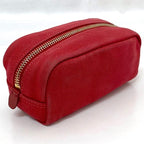 Prada Pouch Red 1 N0175 Small Bag Canvas Leather — view 6