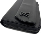Louis Vuitton Wallet Aerogram Zippy Leather Black — view 9