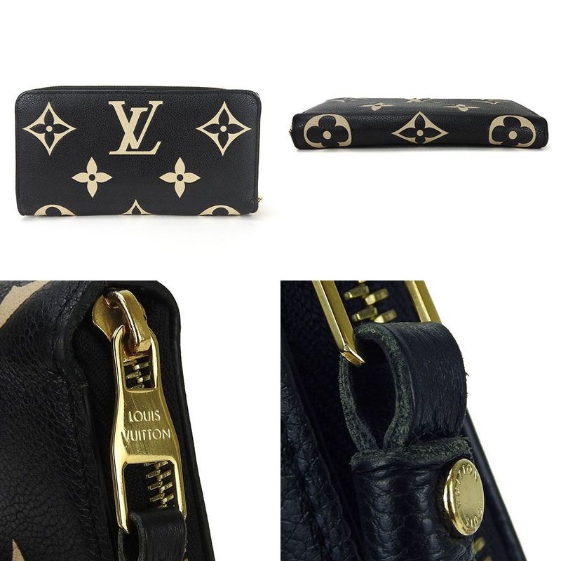 Louis Vuitton Round Zipper Long Wallet Zippy Monogram Empreinte — view 3
