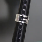 Gucci Wide Logo Ring No 14 Silver 925 E1183 — view 7