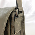 Gucci Shoulder Bag Khaki Green Imprime — view 6