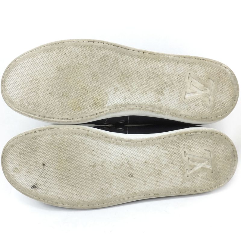 Louis Vuitton Low Cut Sneakers Navy Size 7 White — view 5