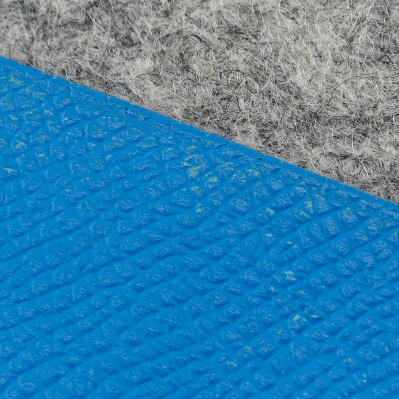 Hermes Toudou 37 Felt And Vaux Epson Blue Zanzibar Gray A Clutch Bag — view 7