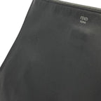 Fendi 7 N0078 Monster Clutch Bag Second Bugs Leather Studded Black — view 5