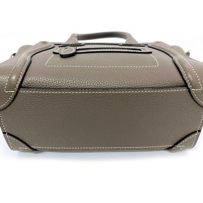 Celine Shoulder Bag Luggage Nano Shopper — view 9
