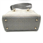 Dior Lady Delight Cannage 2-Way Bag Gray — view 3