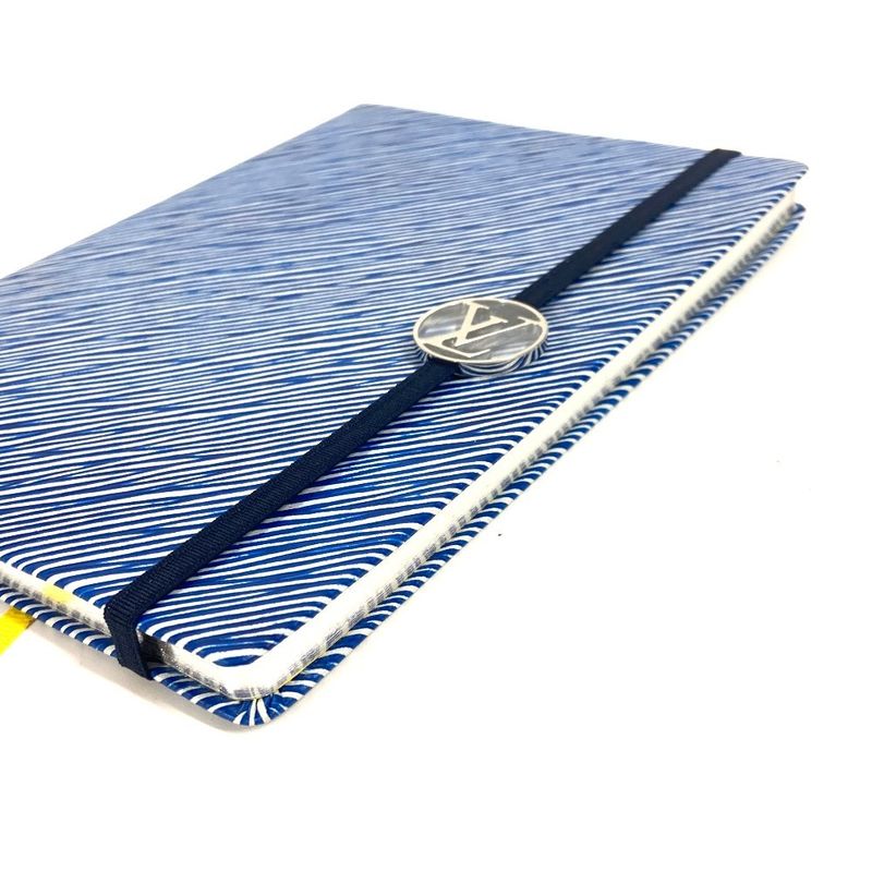 Louis Vuitton Notebook Cahiers Gustave MM Epi Leather Blue — view 8