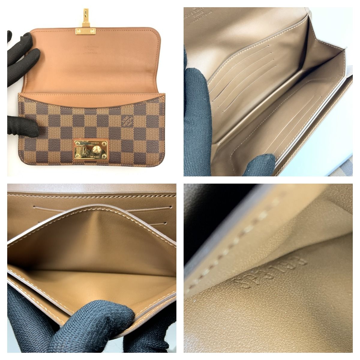 Louis Vuitton Damier Portefeuille Ascot Brown — view 5