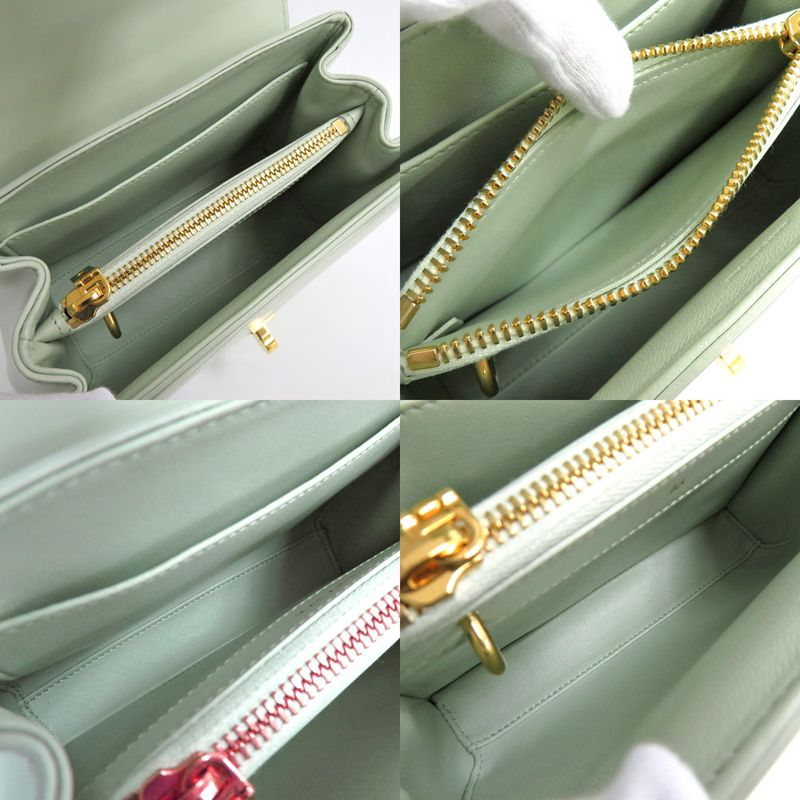 Celine Mini 16 Seise bey.29 ja Jade Calfskin 2-Way Handbag — view 8