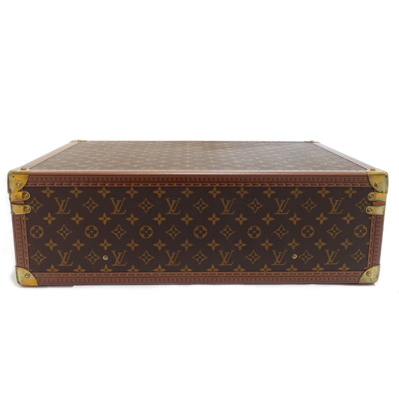 Louis Vuitton Bisten 55 Trunk Case Monogram Canvas Leather Brown — view 4