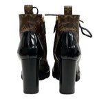 Louis Vuitton Star Trail Line Monogram Boots Short Shoes Leather Brown — view 5