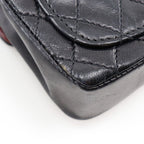 Chanel Chain Pochette Micro Quilted Vintage Lambskin Black Waist — view 9