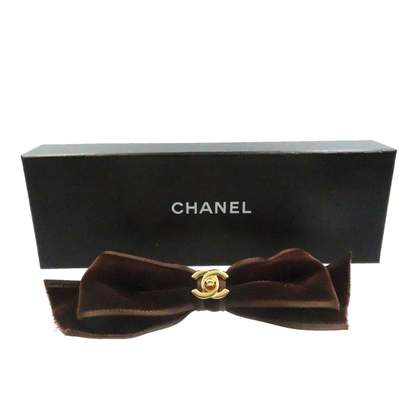 Chanel Coco Mark Barrette Suede Bra — view 3