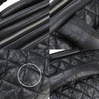 Chanel Tote Bag Boston Coco Cocoon 13 th Black Bordeaux Leather Quilted Usual — view 7