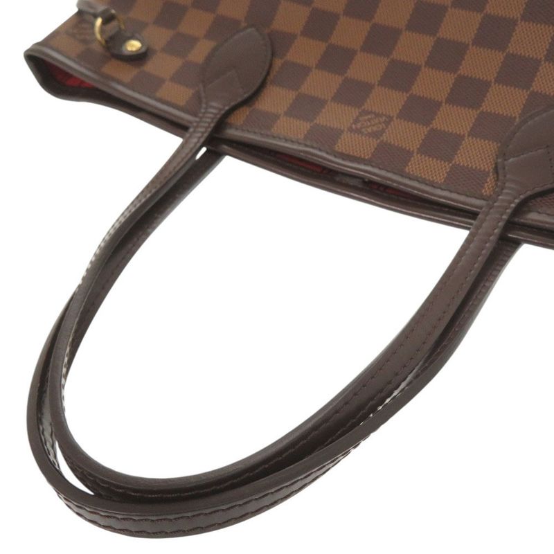 Louis Vuitton Neverfull PM Damier Brown Tote Bag 1294 — view 5