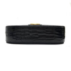 Gucci Croco Logo Push Lock Hand Bag — view 6