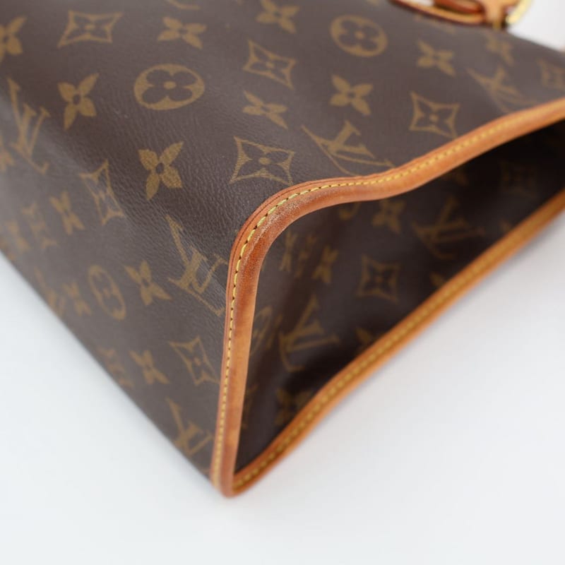 Louis Vuitton Monogram Popincourt O One Shoulder Tote Bag Brown — view 9