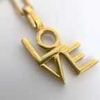 Saint Laurent Love Necklace Gold Y1500 — view 7