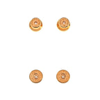 Hermes Earrings Pop Ash Pair Black Rosegold Hardware Jewelry — view 8