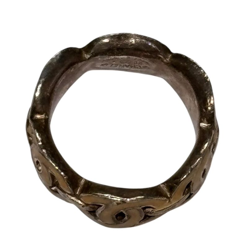 Chanel 00's Vintage Coco Mark Ring Size 13 Pink — view 6
