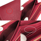 Prada 1 Ml506 Round Zipper Long Wallet Saffiano Metal Peonia Pinkish Pink — view 7