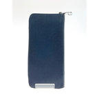 Louis Vuitton Taiga Zippy Wallet Vertical Round Zipper Long Navy — view 2