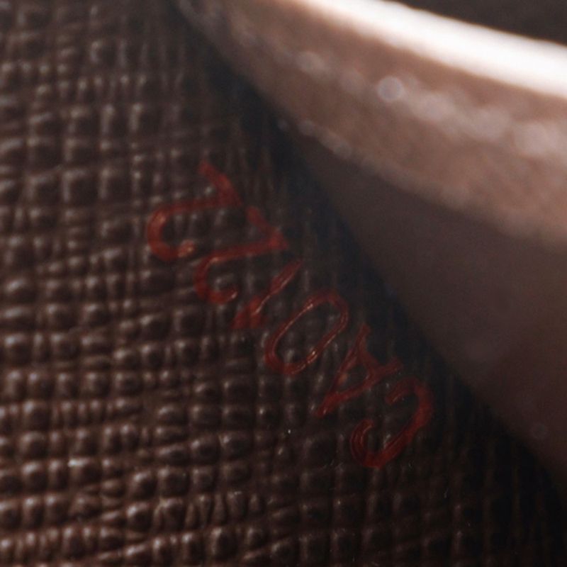 Louis Vuitton Zippy Wallet Damier Canvas Brown Ca0122 Long — view 9