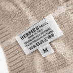 Hermes Headband Chaine D'ancre Cashmere Beige M Size — view 6
