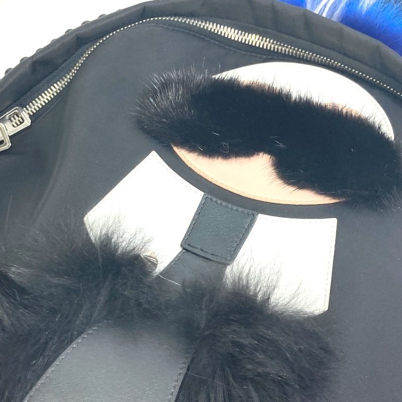 Fendi Backpack Karl Lagerfeld 7 Vz016 Nylon Black — view 6
