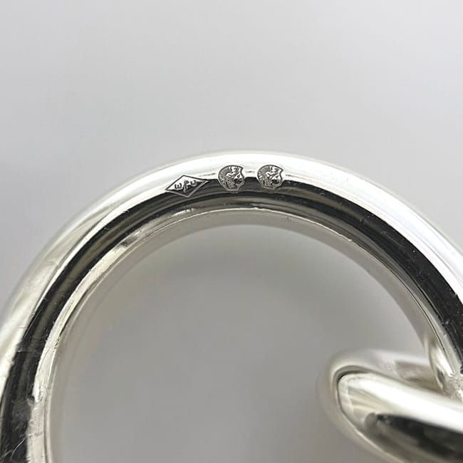 Hermes Necklace Chaine D'ancre GM 29 Frames Silver Ag — view 6