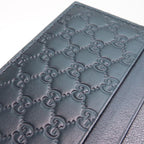 Gucci Card Case Micro Guccissima Leather Holder Navy — view 7