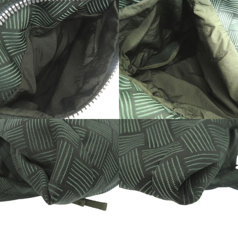 Bottega Veneta Nylon Body Bag Green 0525 — view 7
